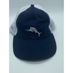 Sailfish Tip your Hat‎ Tommy Bahama Trucker Baseball cap  unisex Blue and White